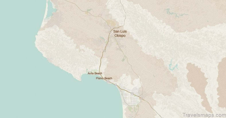 avila beach travel guide for tourist map of avila beach 7