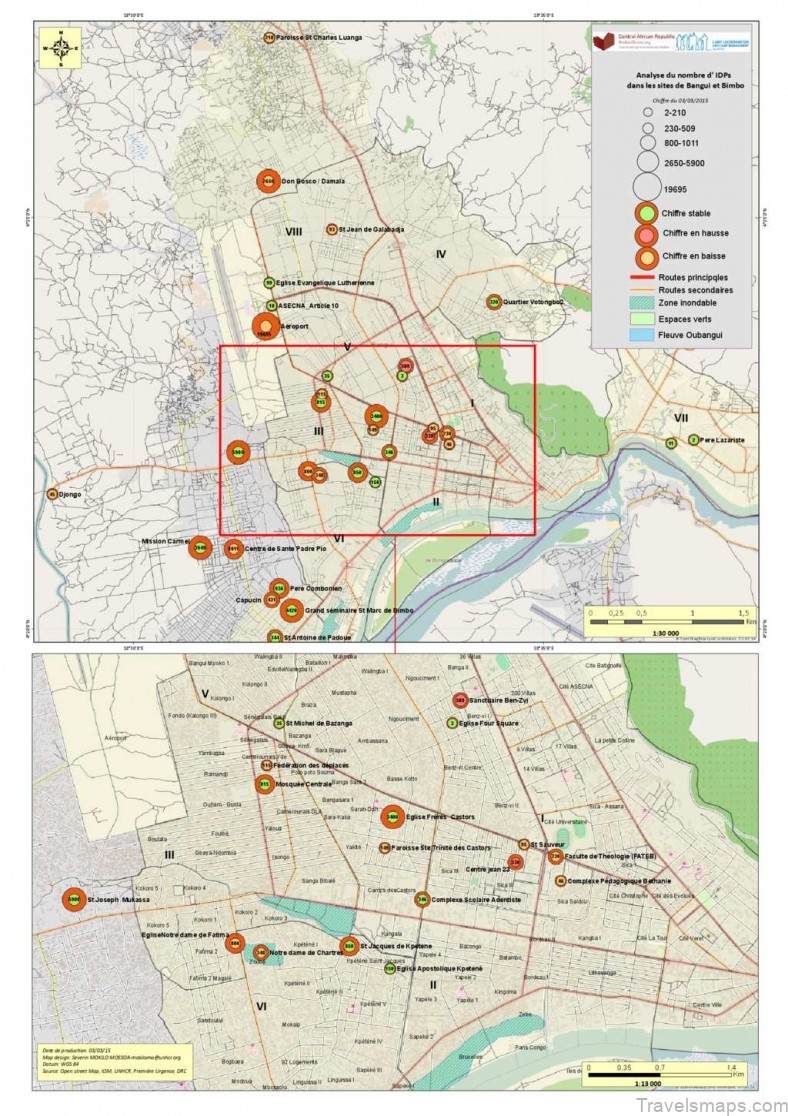 bangui travel guide map of bangui 3