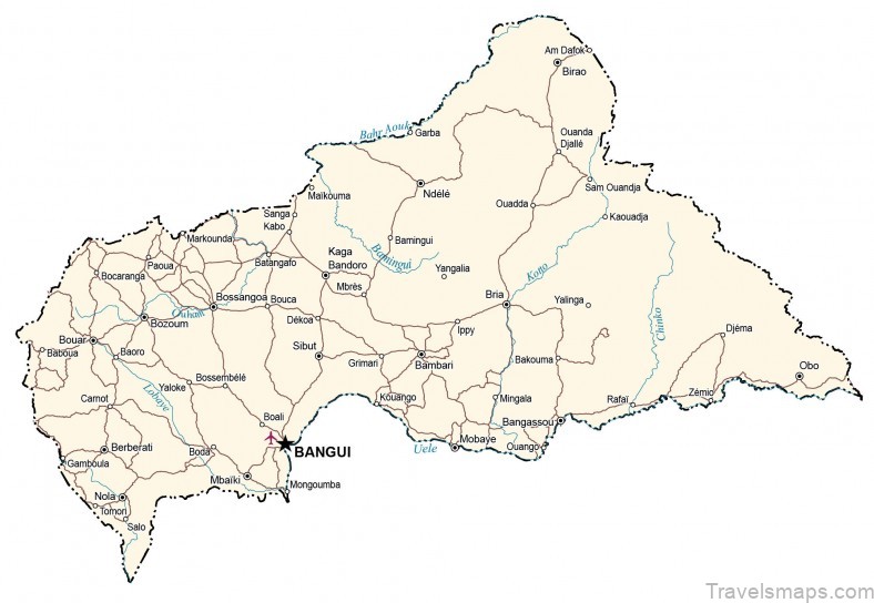bangui travel guide map of bangui 4