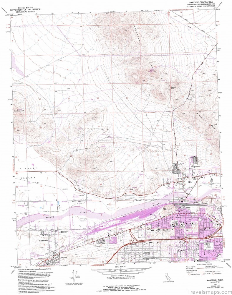 barstow california travel guide map of barstow 4