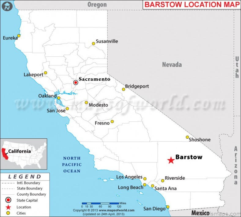 barstow california travel guide map of barstow 6