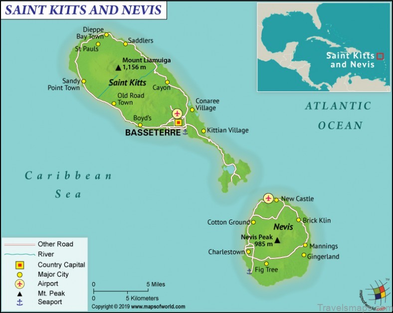 basseterre travel guide for tourist map of basseterre 3