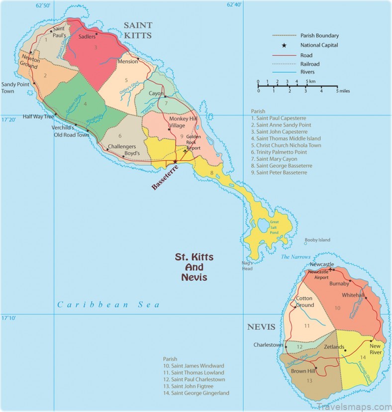 basseterre travel guide for tourist map of basseterre 6