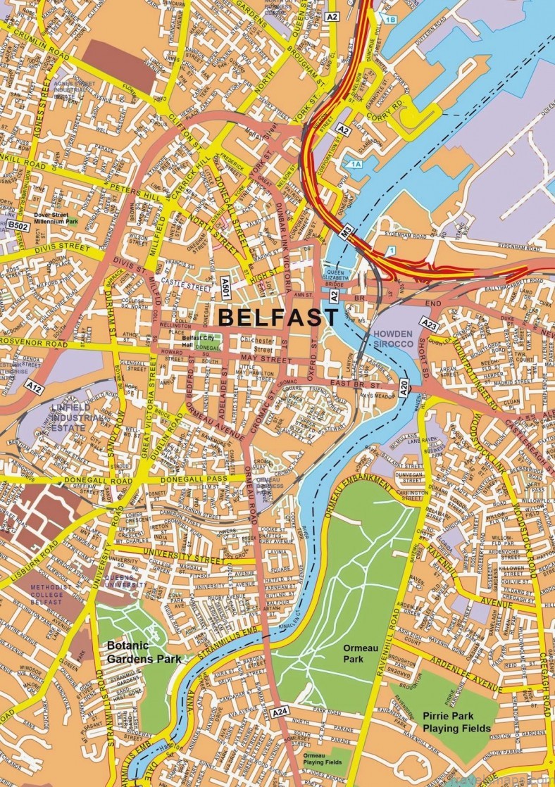 belfast travel guide for tourists map of belfast to plan your trip 4