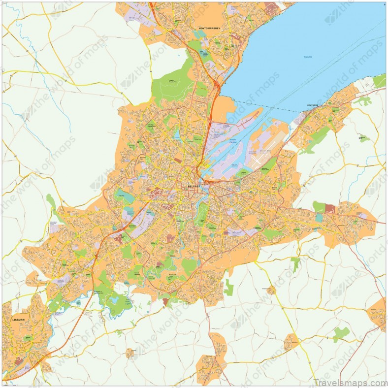 belfast travel guide for tourists map of belfast to plan your trip 8