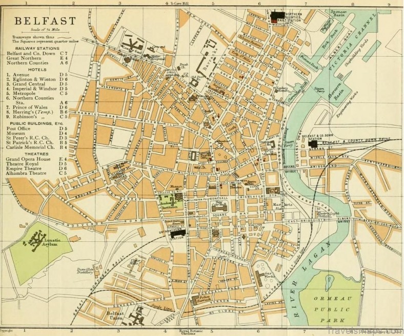 belfast travel guide for tourists map of belfast to plan your trip