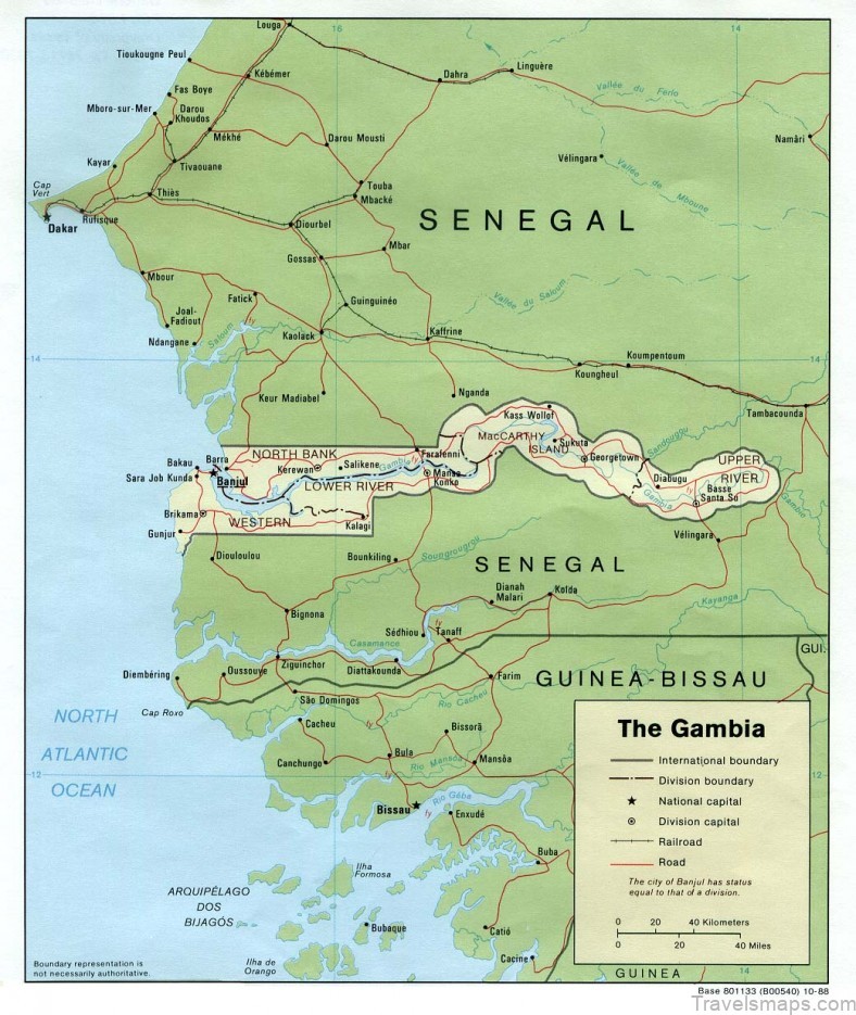 the banjul travel guide for tourist location map 7