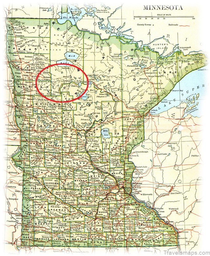 the bemidji travel guide map of bemidji 10