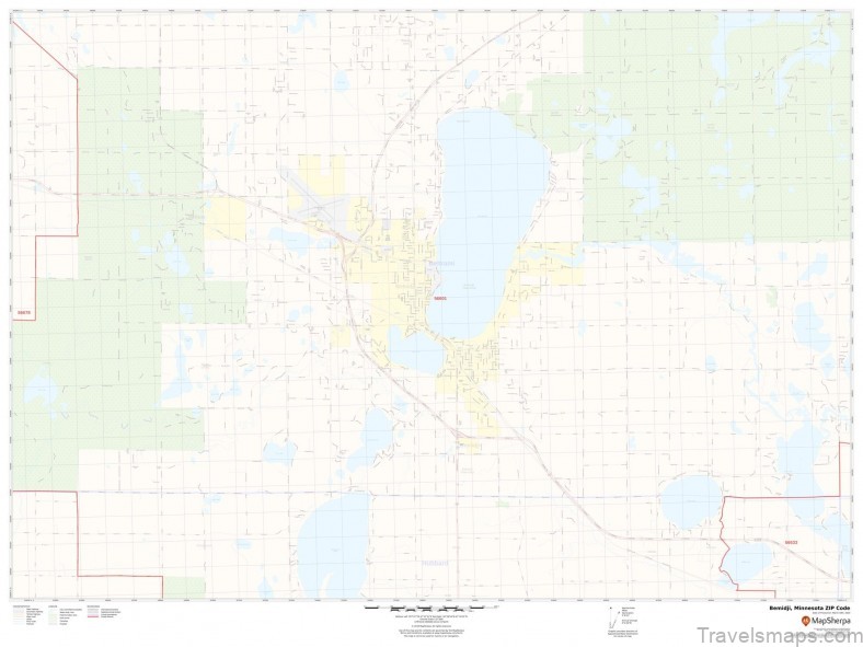 the bemidji travel guide map of bemidji 5