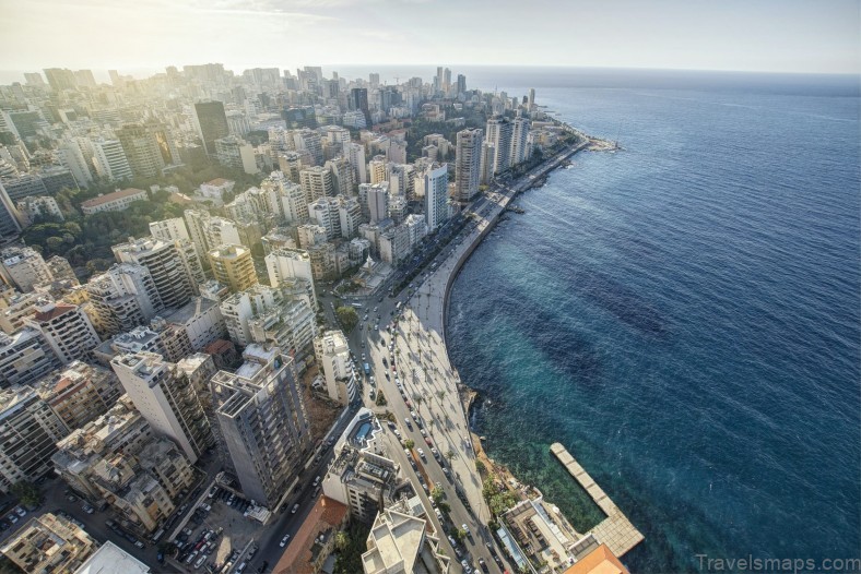 tourists guide to beirut a travel map of beirut 10