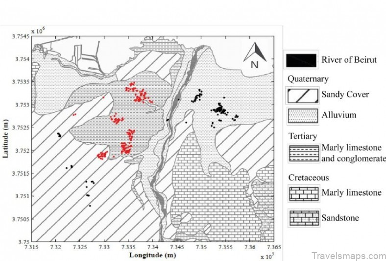 tourists guide to beirut a travel map of beirut 7