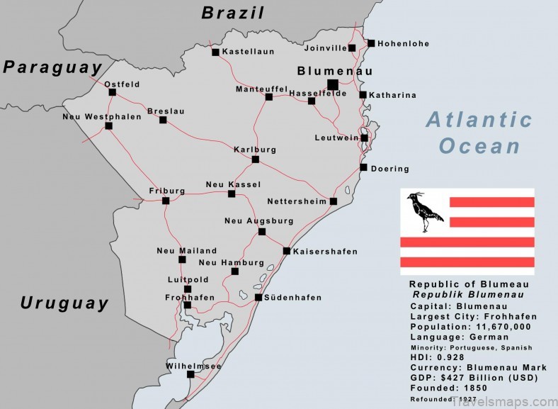 blumenau travel guide for tourist map of blumenau 6