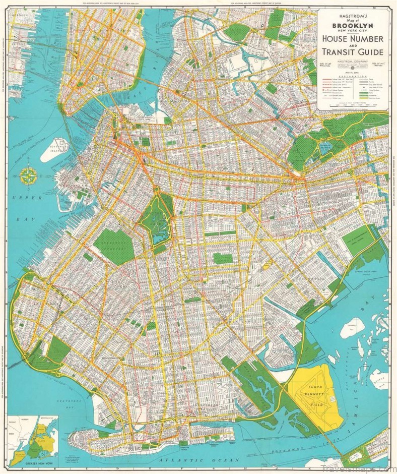 Map of Brooklyn - Navigating the Neighborhoods: Exploring the Brooklyn
