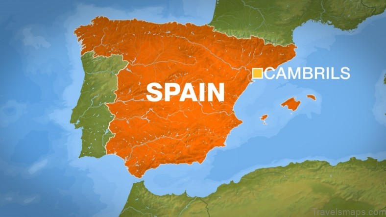 an accurate map of cambrils for the tourist