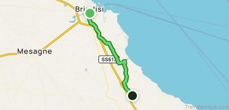 brindisi travel guide for tourist map of brindisi 10