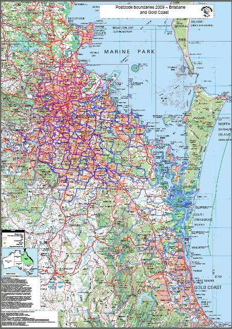 brisbane map australia travel guides 1