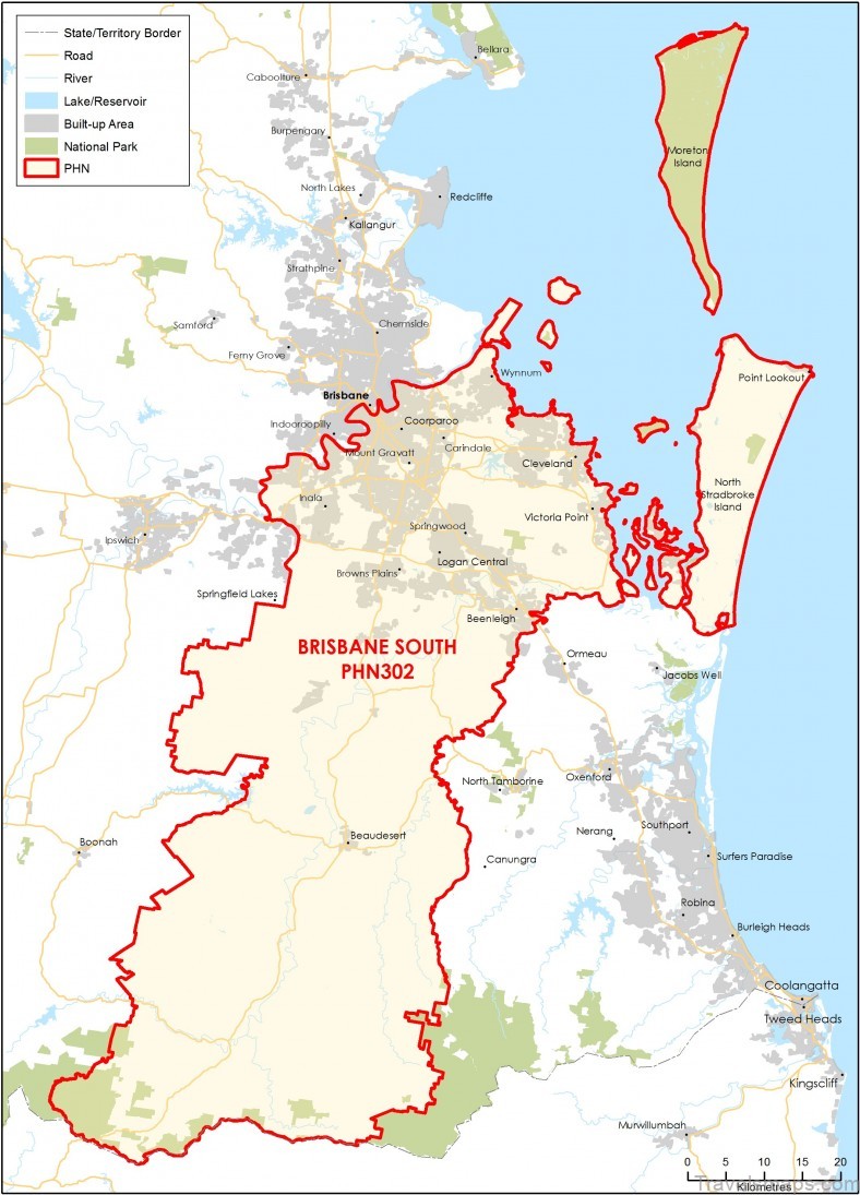 brisbane map australia travel guides 4