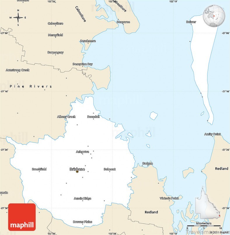 brisbane map australia travel guides 6