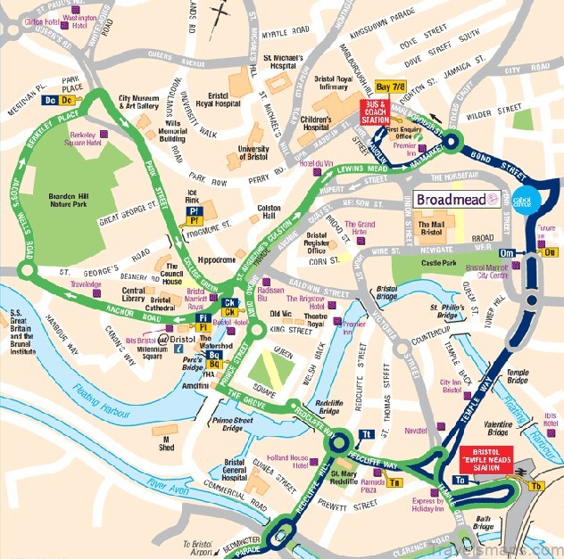 bristol map the best things to do and see in