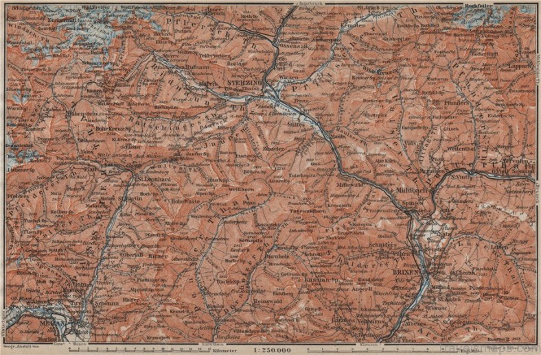 brixen travel guide for tourist the map of brixen 4