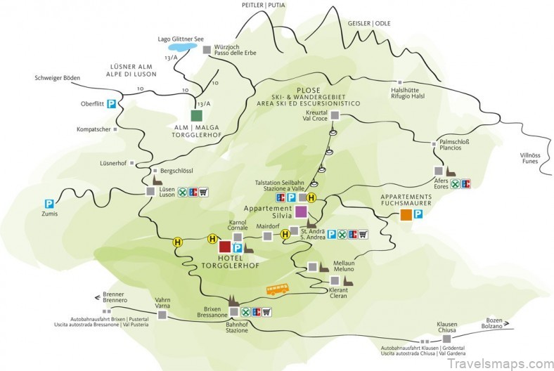brixen travel guide for tourist the map of brixen 5