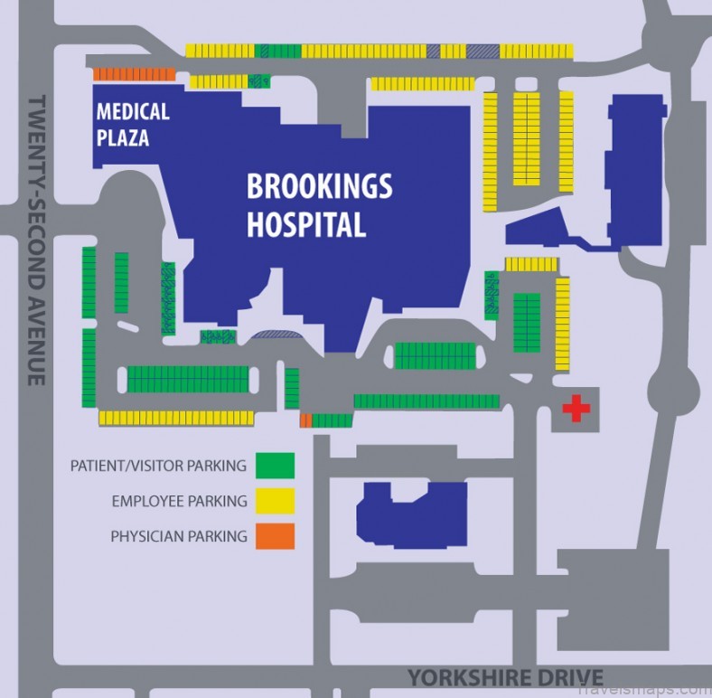 brookings travel guide for tourist map of brookings 3