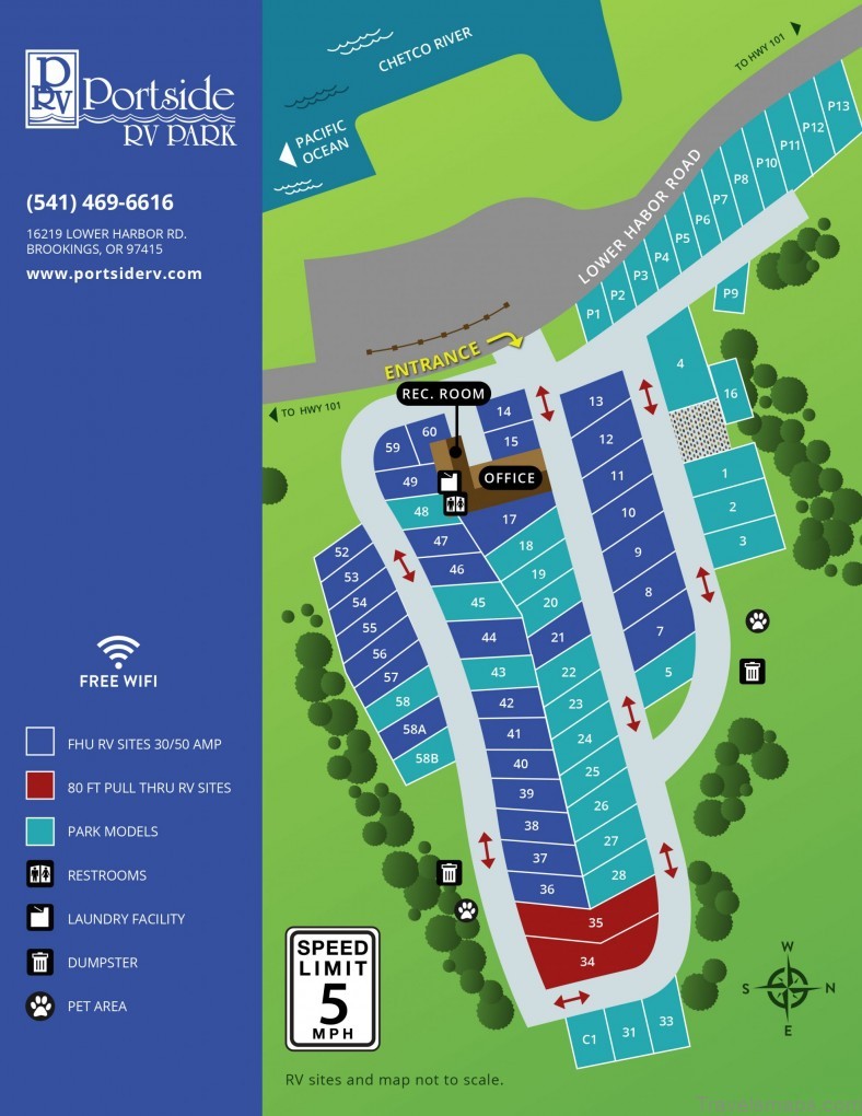 brookings travel guide for tourist map of brookings 5