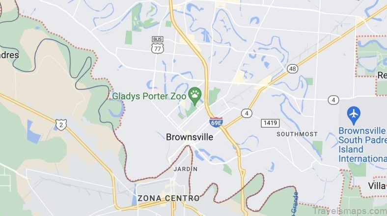 brownsville tx travel guide map of brownsville 2