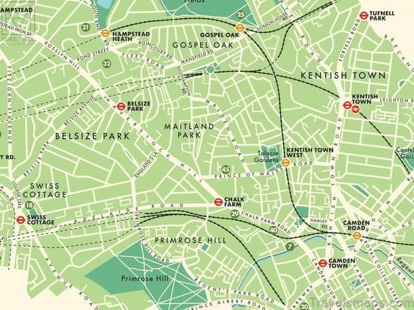camden travel guide map of camden