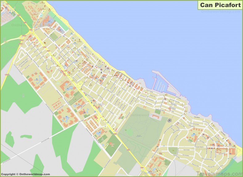 can picafort travel guide for tourist map of can picafort 4