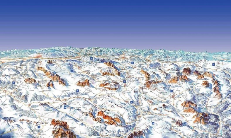 canazei travel guide map of canazei italy 2