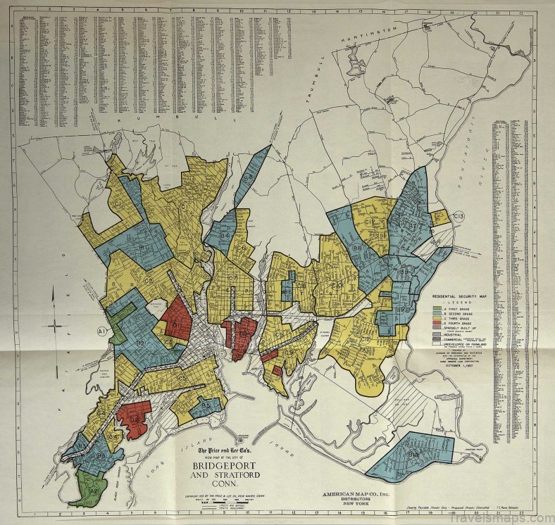 map of bridgeport connecticut a guide for tourist 6