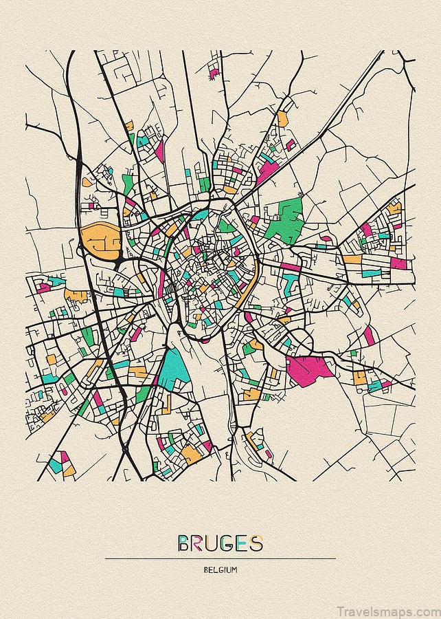 map of bruges travel guide for tourist what you need to know before visiting 2