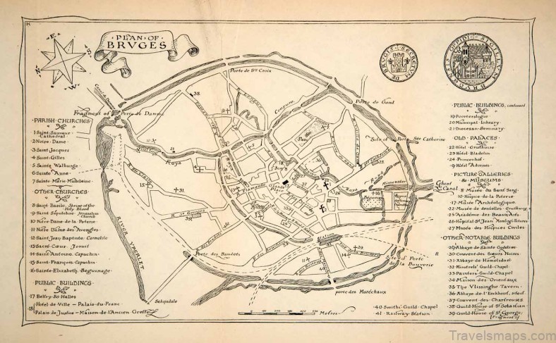 map of bruges travel guide for tourist what you need to know before visiting 6