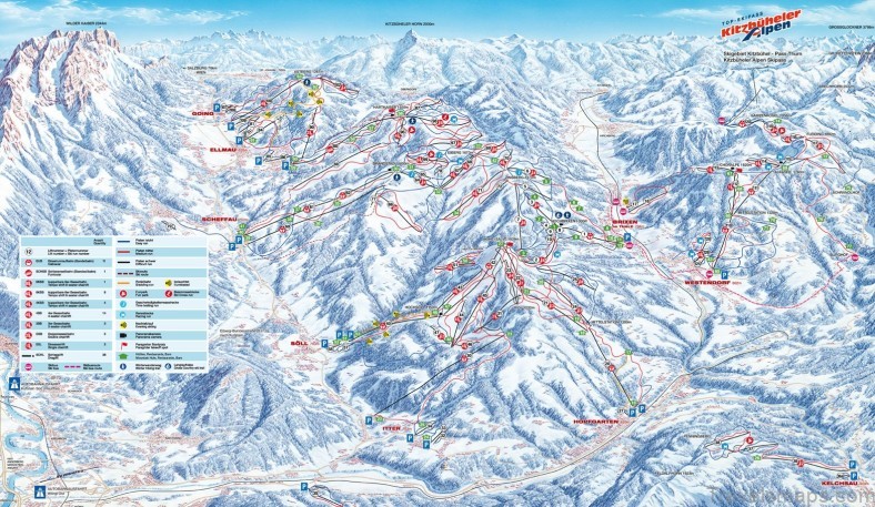 the brixental travel guide for tourists maps of the region 3