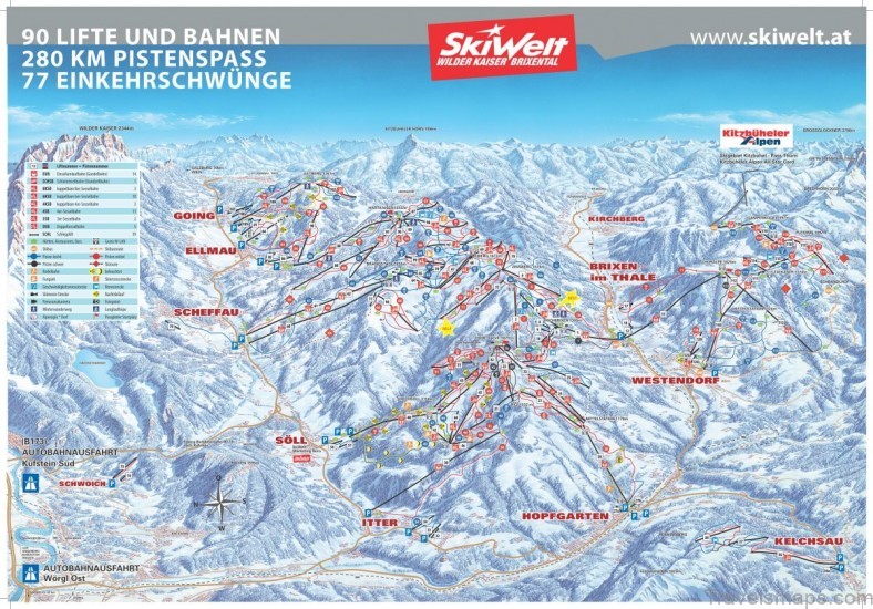 the brixental travel guide for tourists maps of the region 5