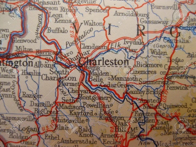 a charleston west virginia travel guide and map 3