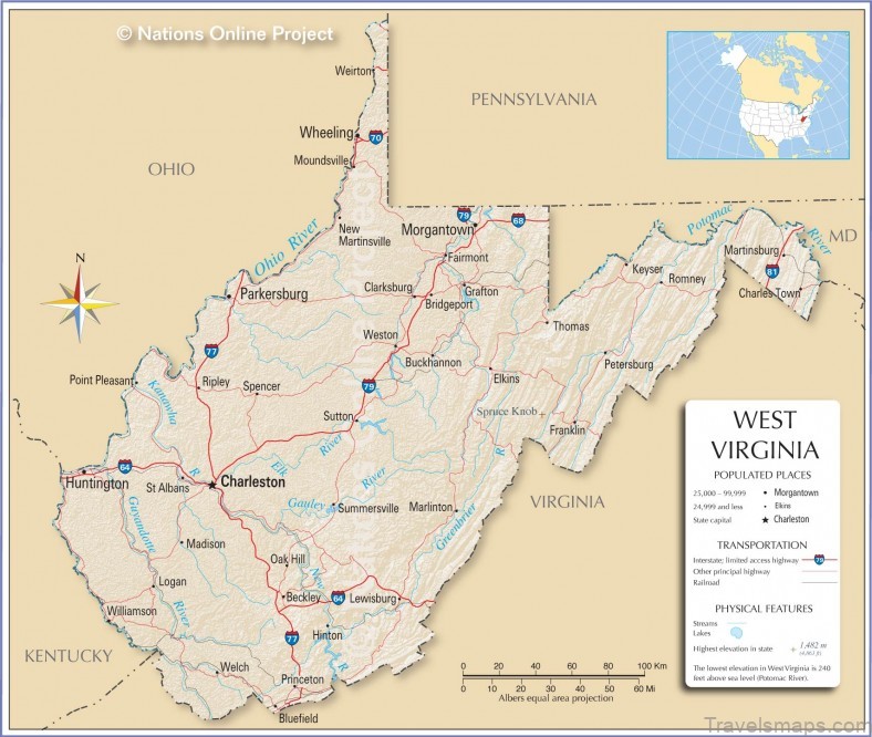 a charleston west virginia travel guide and map 4
