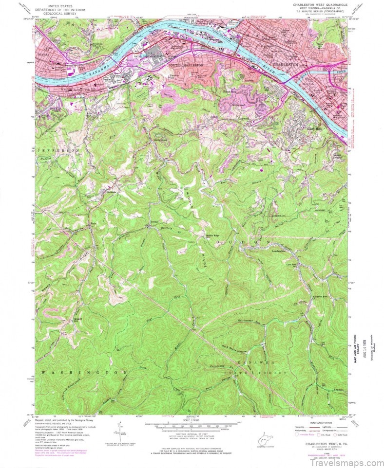 a charleston west virginia travel guide and map 6