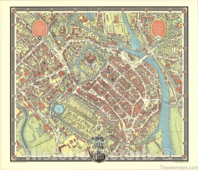 celle travel guide for tourist map of celle