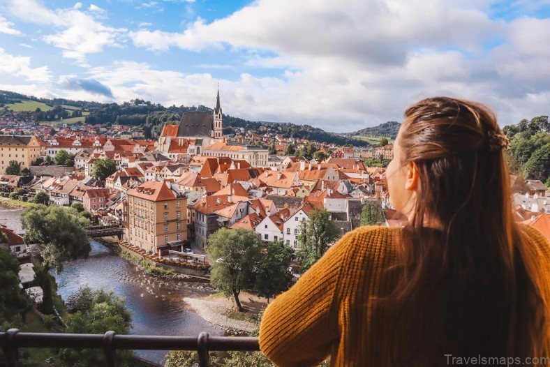 cesky krumlov travel guide for tourist map of cesky krum 11