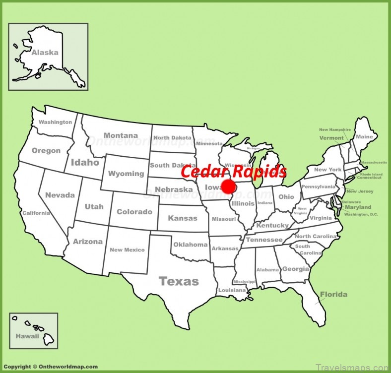 map of cedar rapids the guide to every thing you need 2