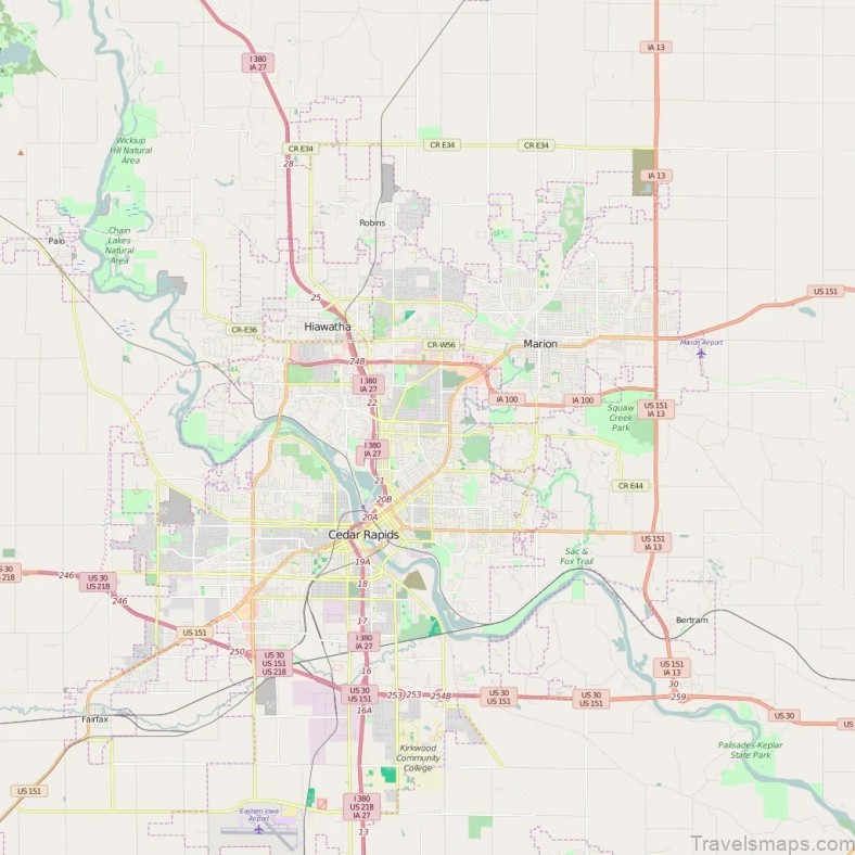 map of cedar rapids the guide to every thing you need 4