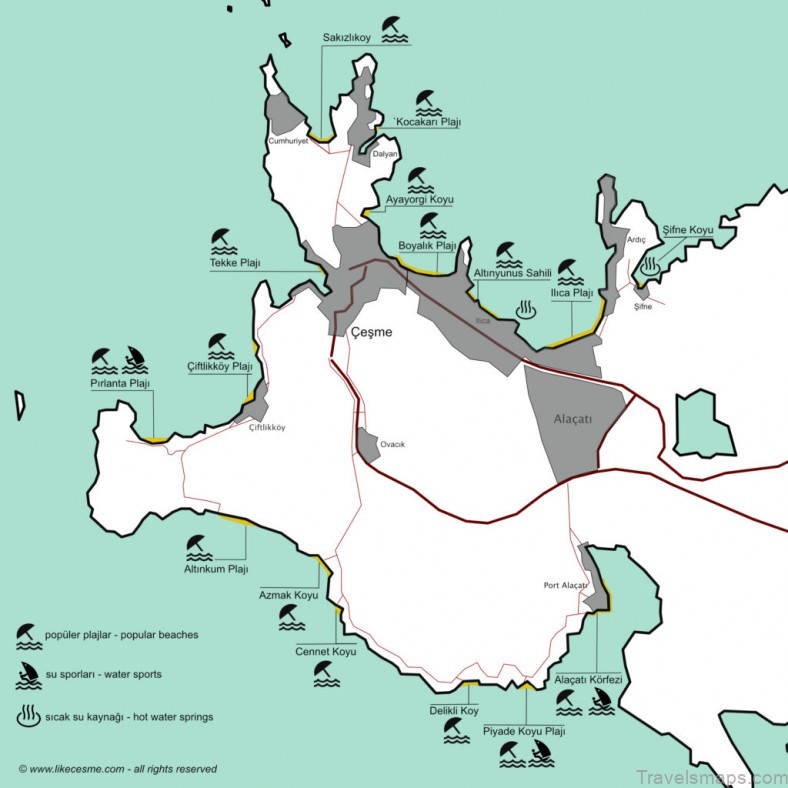map of cesme travel guide for tourists a locals perspective 1