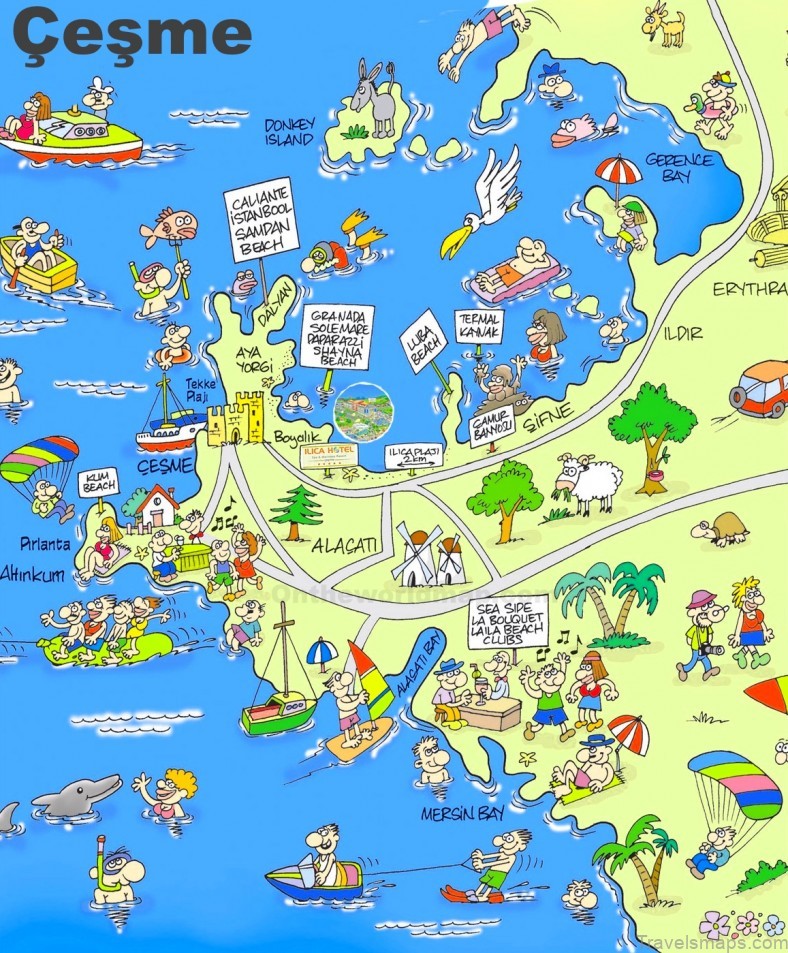map of cesme travel guide for tourists a locals perspective 8