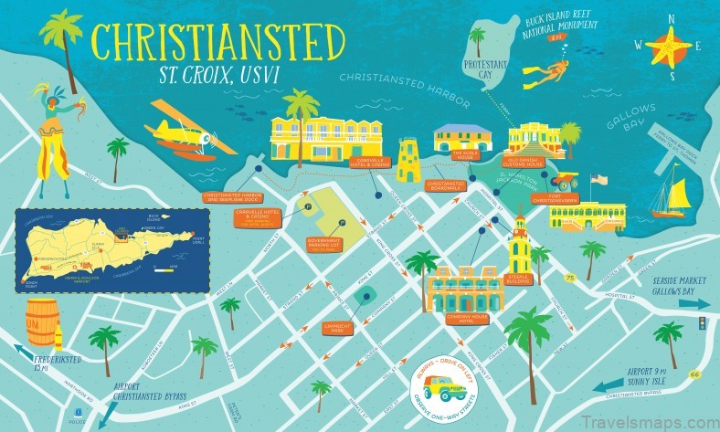 christiansted map of the christiansted national historic site 3