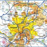 cincinnati travel guide for tourist map of cincinnati