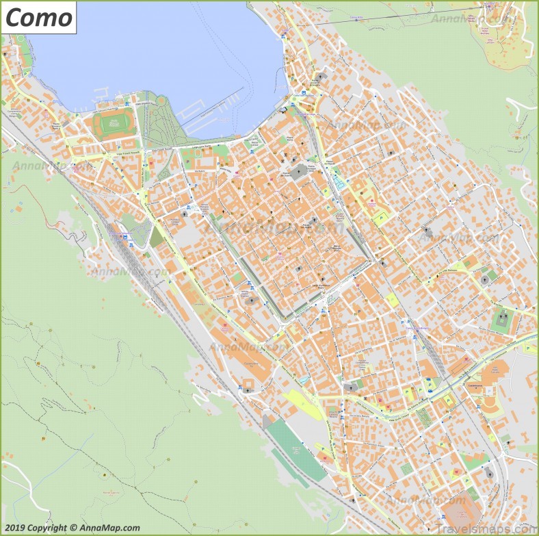como travel guide for tourist map of como 2