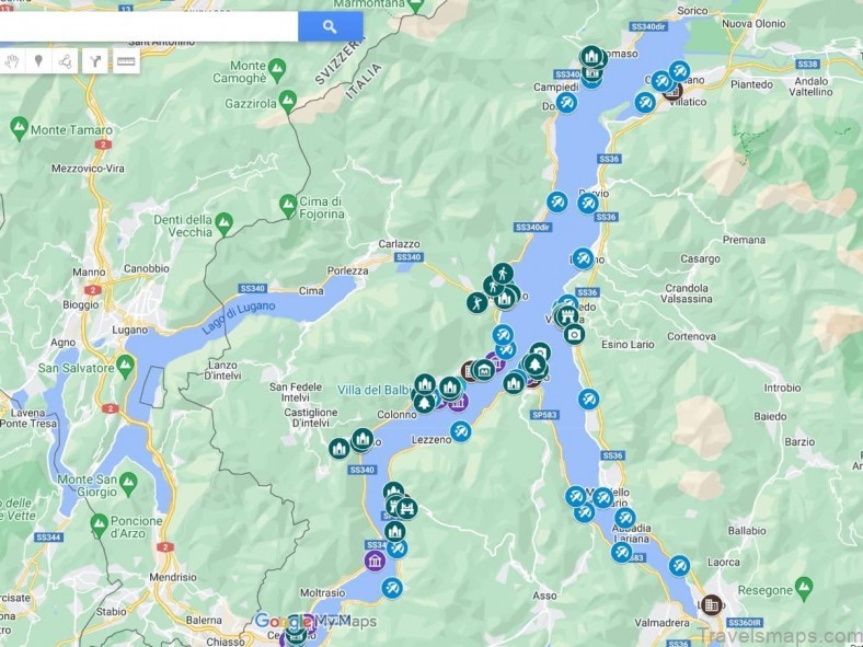 como travel guide for tourist map of como 6