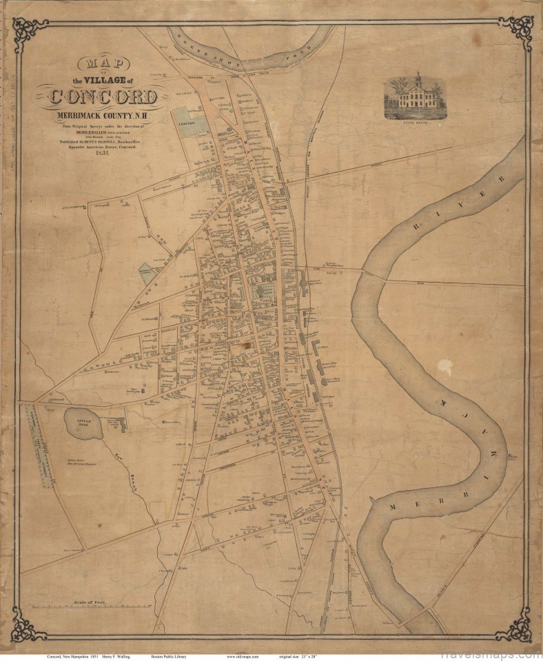 concord travel guide for tourist map of concord 2